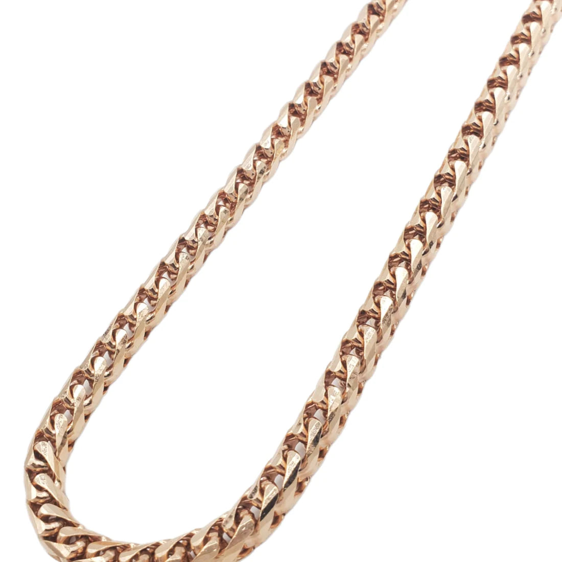 14K 3mm  Solid Franco Chain