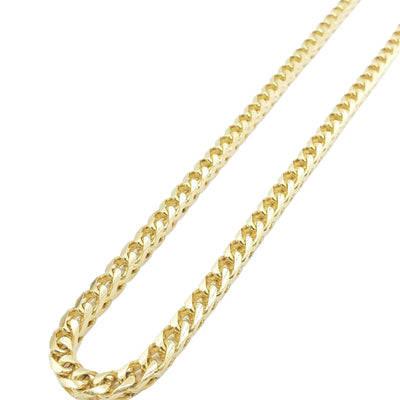 10K 3mm Solid Franco Chain