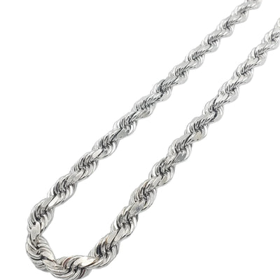 14K 1.5mm Solid Rope Chain