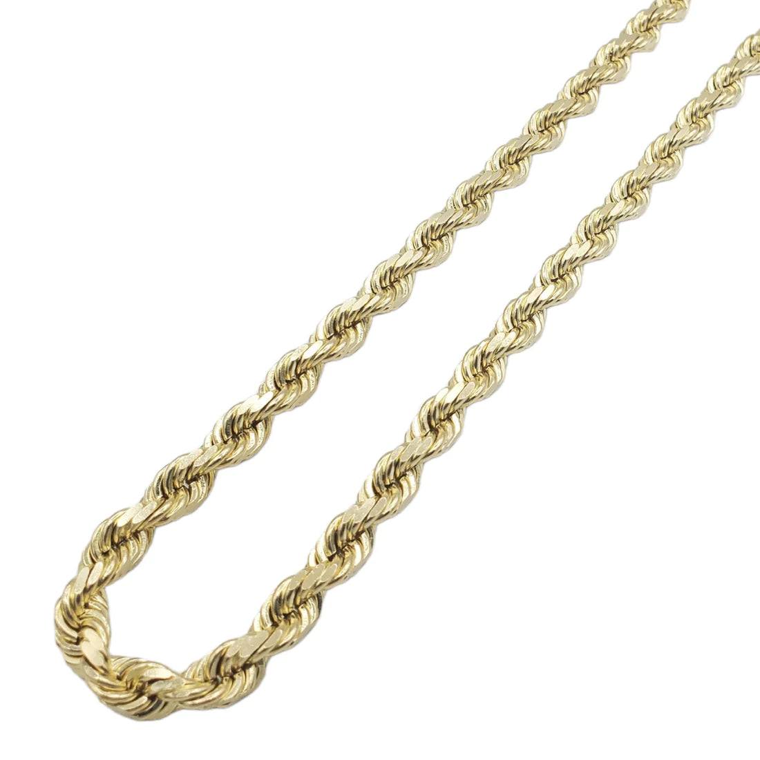 10K 2mm Solid Rope Chain