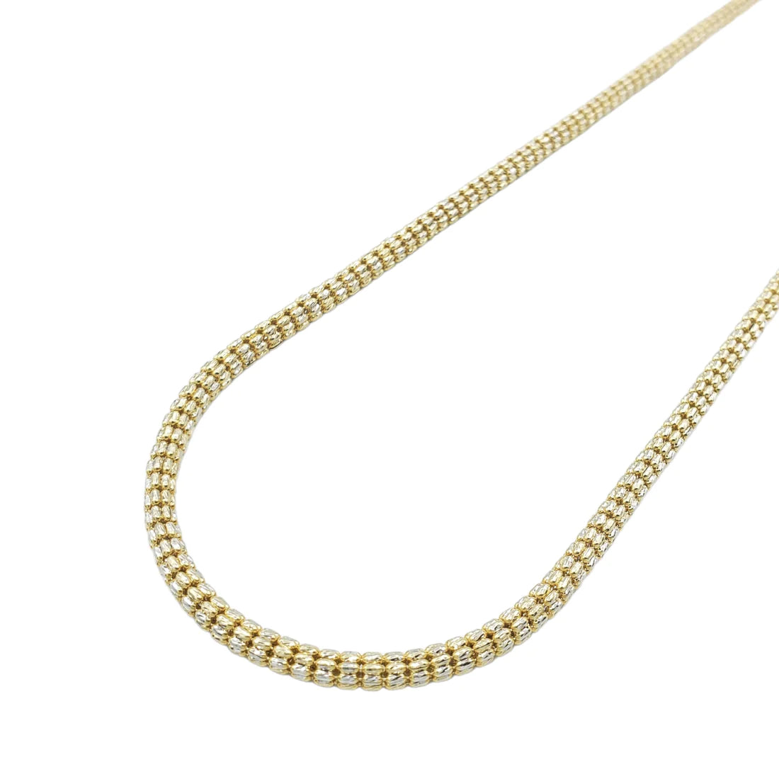 14K 3mm Ice Link Chain