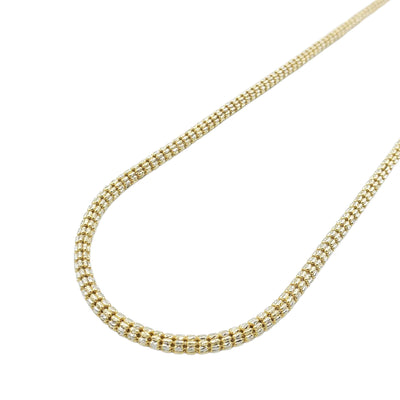 14K 4.5mm Ice Link Chain